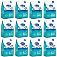 نمک دریایی خوراکی کیمیا – 1000 گرم مجموعه 12 عددی