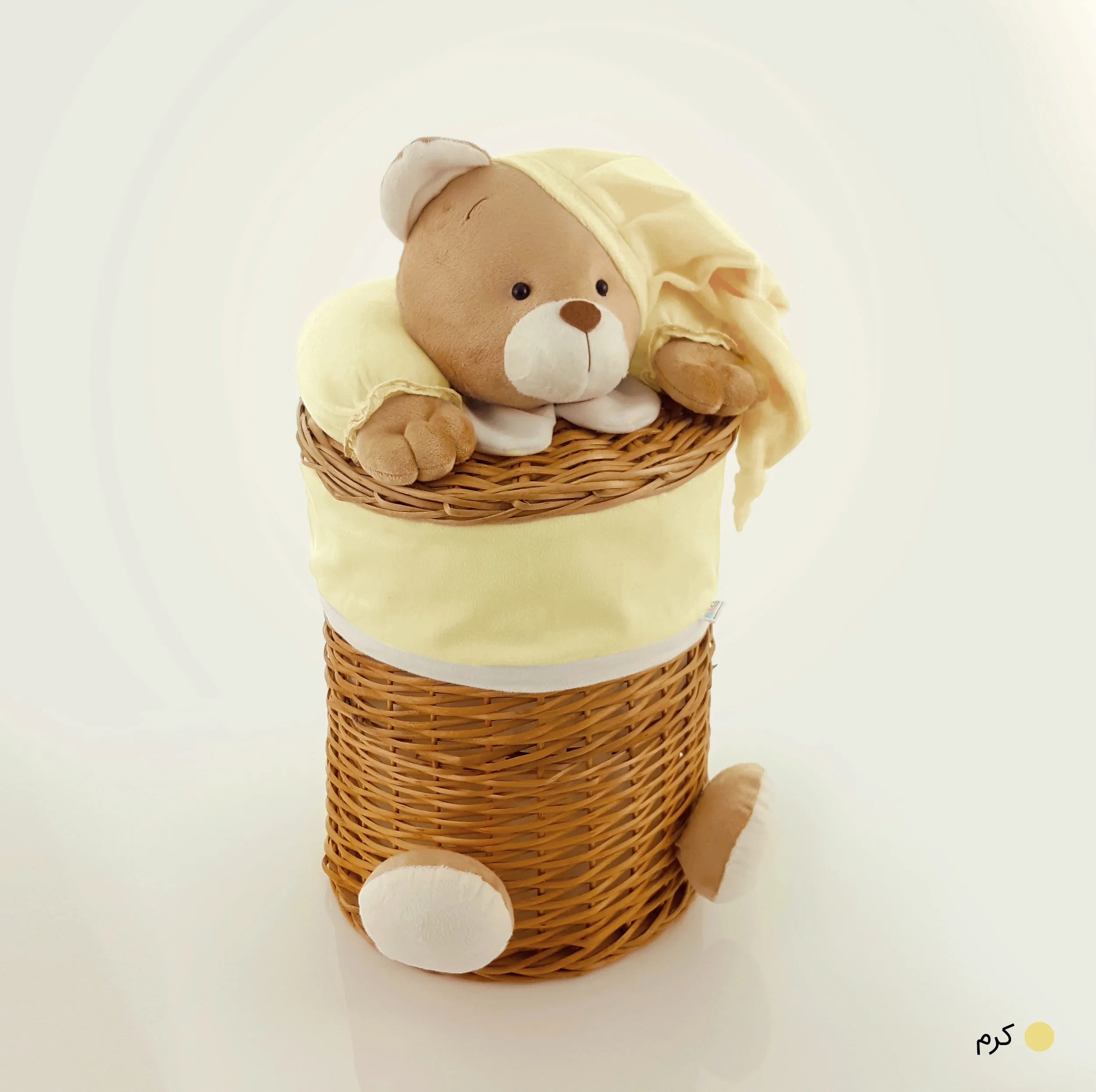 سبد رخت چرک مدل خرس نانان کد SLN-S-S