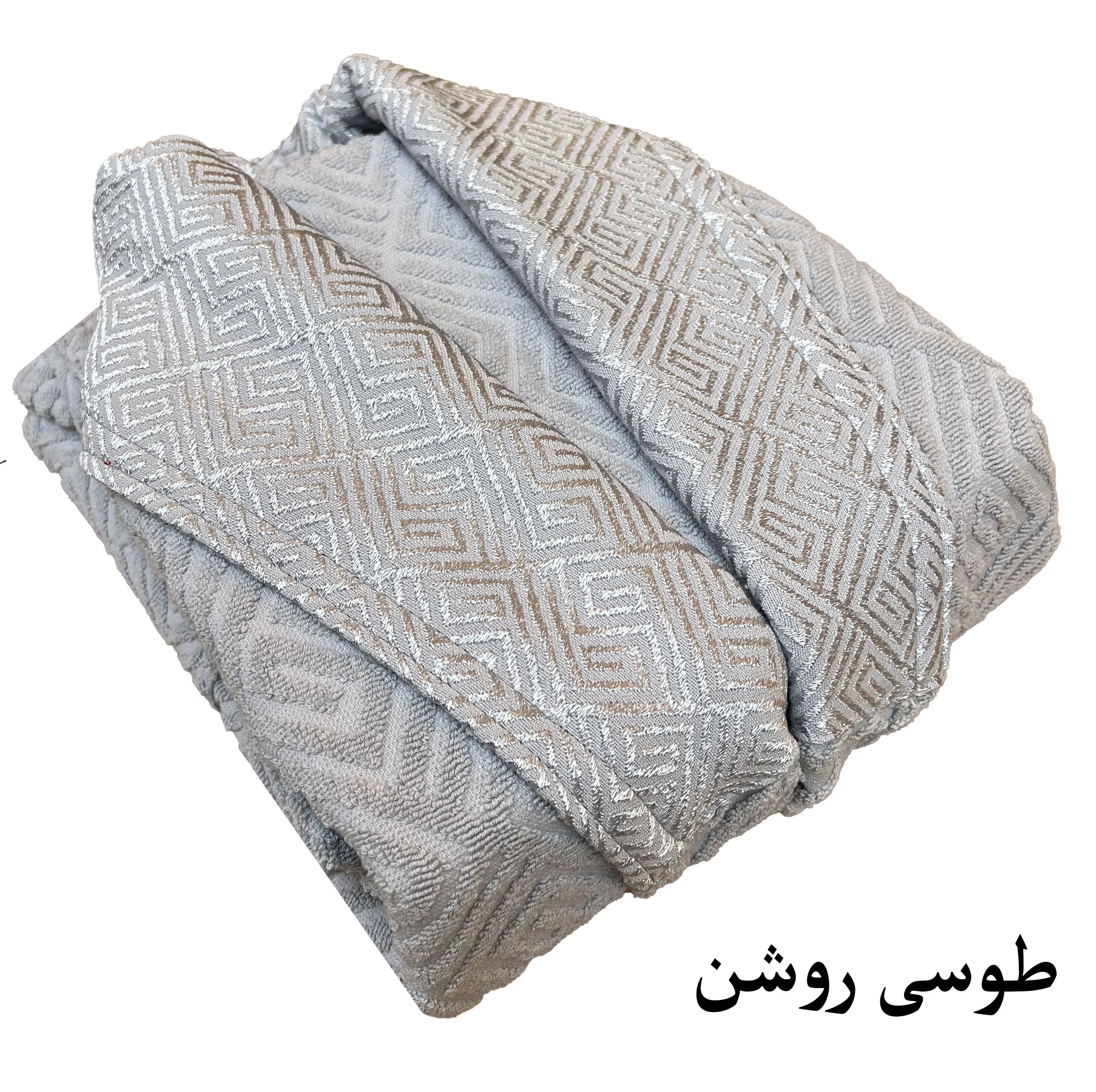 حوله پالتویی مدل رومی سایز ۱۳۵