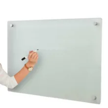تخته وایت برد شیشه ای مدل G030 سایز 120×90 سانتی متر