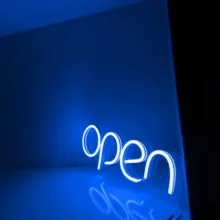 تابلو نئون فلکسی طرح Open مدل O1