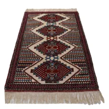 فرش دستبافت دو متری طرح خراسان کد 40206144