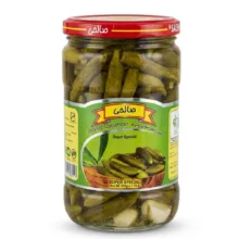 خیارشور ریز پاستوریزه سوپر ویژه صالحی – 650 گرم مجموعه 12 عددی