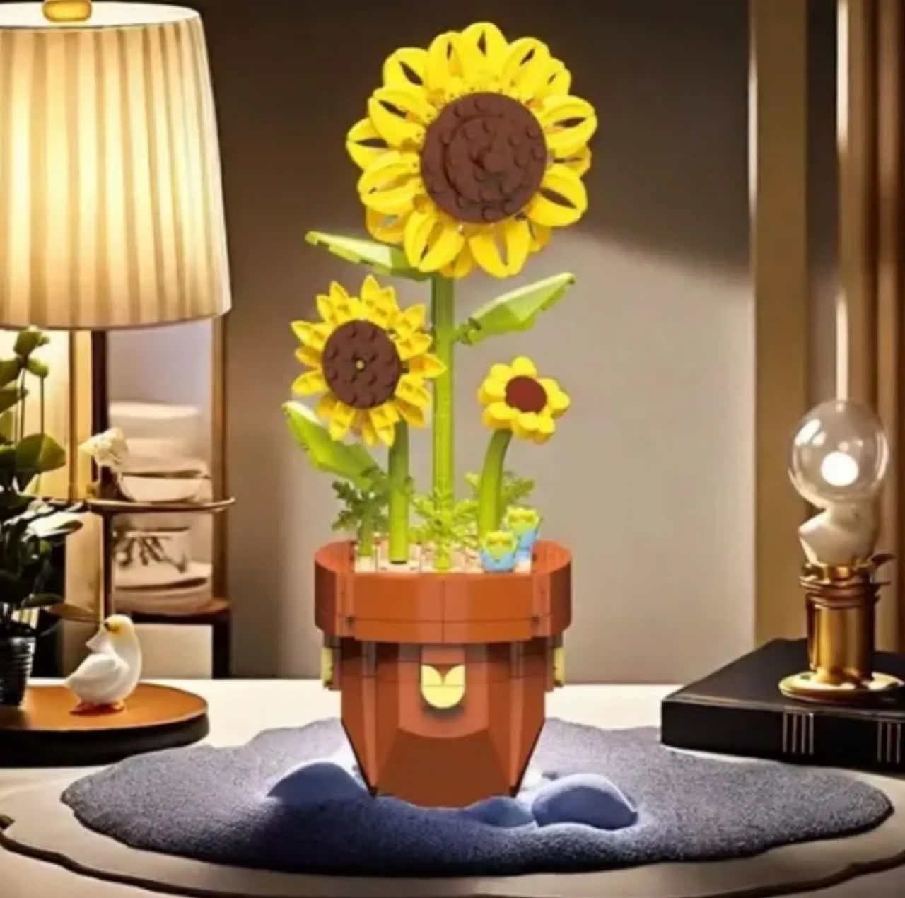 ساختنی 359 تکه ناب سل مدل گل آفتاب گردان 359PCS FLOWERS BUILDING BLOCK SERIES NO.116