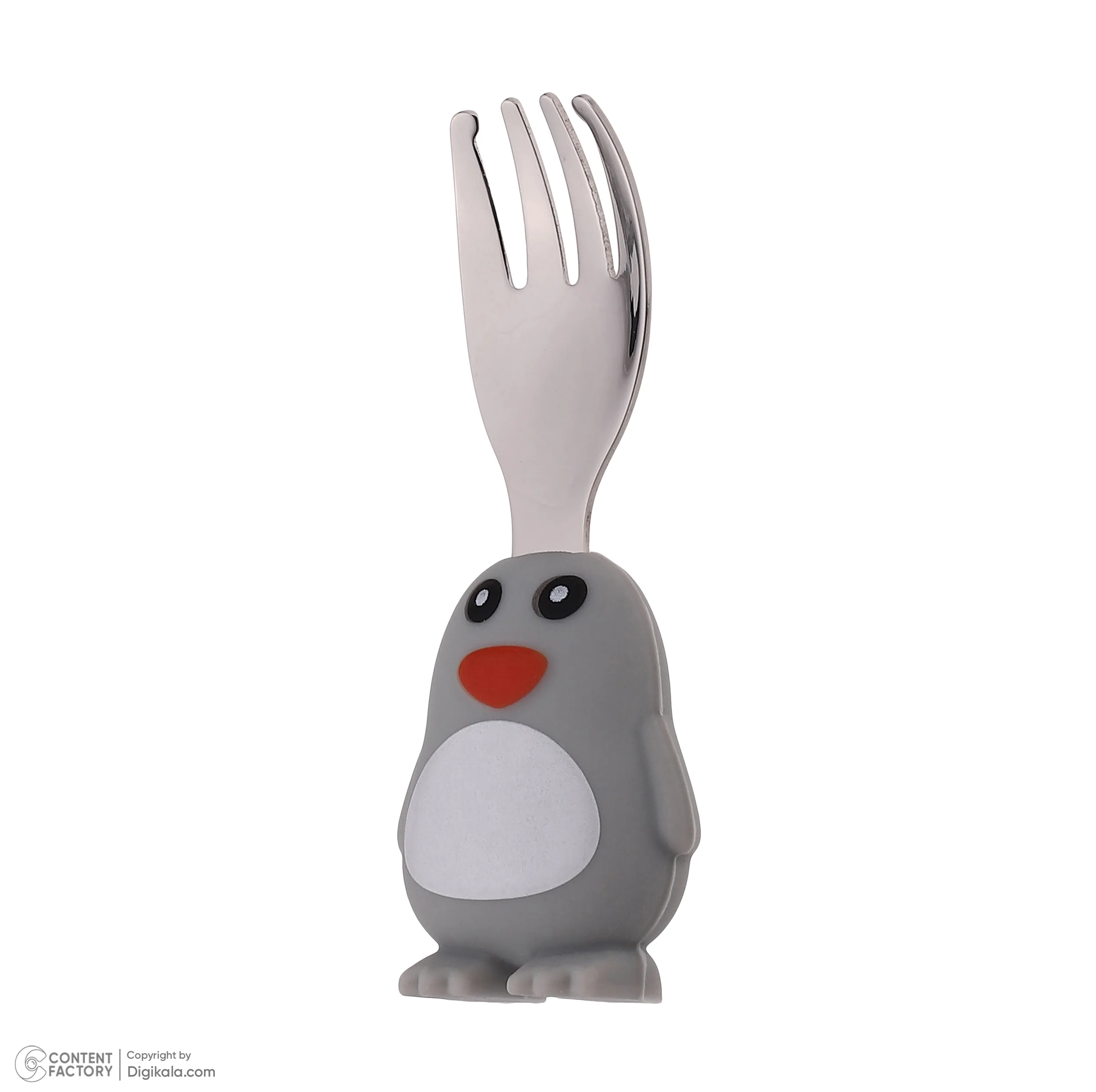 قاشق و چنگال کودک مدل Penguin بسته 2 عددی