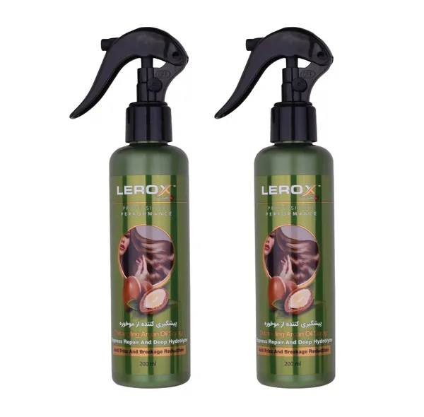 اسپری پیشگیری از موخوره لروکس مدل Express Repair حجم 200 میلی لیتر  مجموعه 2 عددی