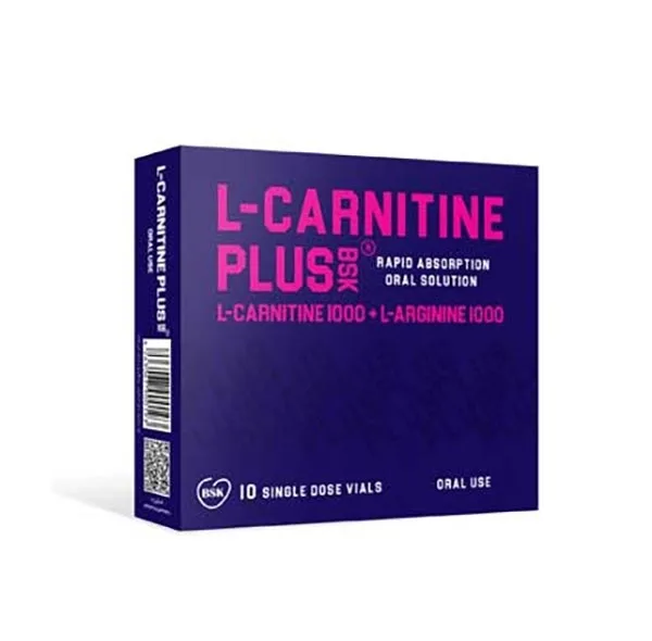 ویال خوراکی ال کارنیتین پلاس بی اس کی بسته 10 عددی