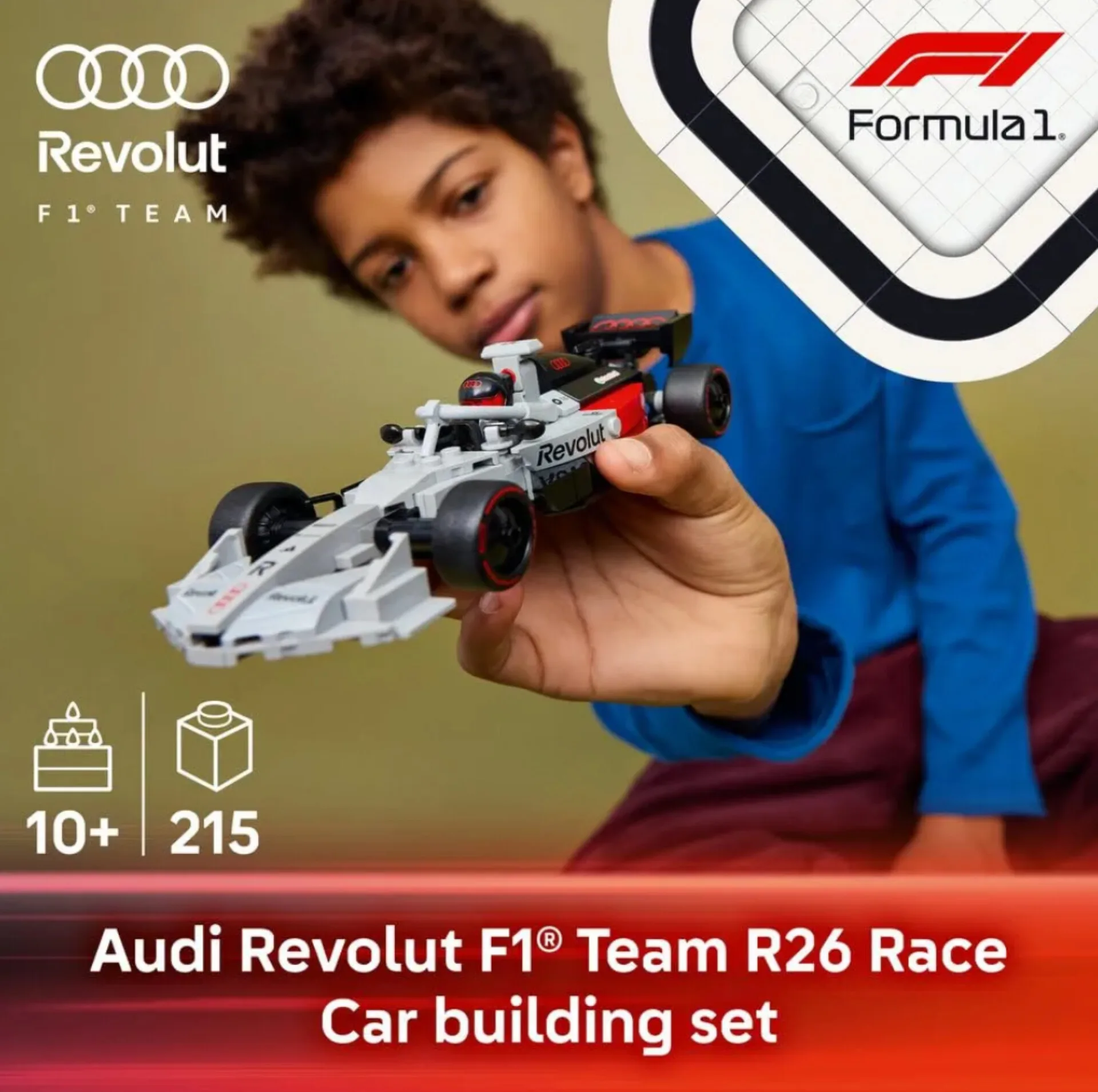 لگو ۲۱۶ تکه سری اسپید مدل Audi Revolut F1 Team R26 کد 77259