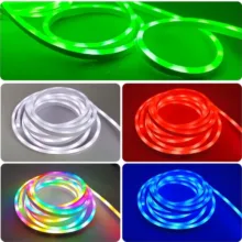 ریسه نئون فلکسی مدل IC-RGB طول 5 متر