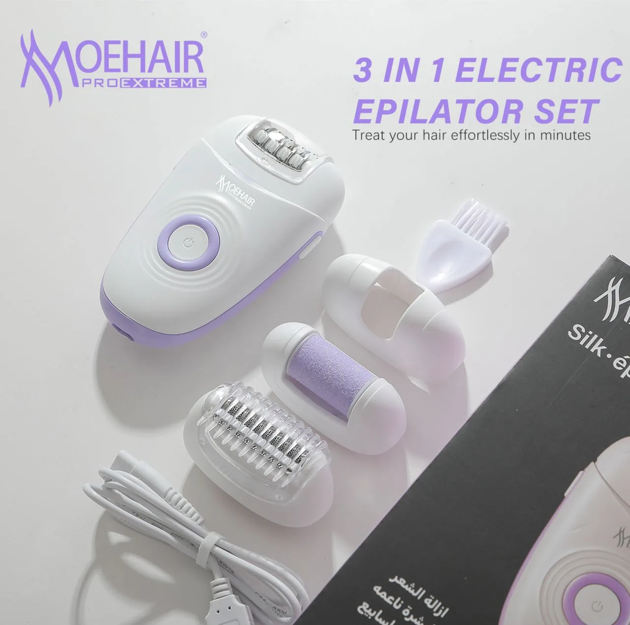 اپیلاتور بدن موهیر مدل MO-9103 3in1