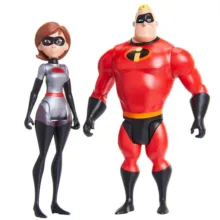 اکشن فیگور طرح آقا و خانم شگفت‌ انگیز مدل Elastigirl و Mr Incredible ارتفاع 9 سانتی‌متر مجموعه 2 عددی