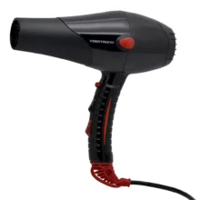 سشوار کلاسیک روزمره وگاترونیکس مدل VE-HD02 با موتور AC، توان 2200 وات، تنظیم دما و سرعت در دو حالت، مناسب برای حالت‌دهی چتری و همراه با متمرکزکننده باریک