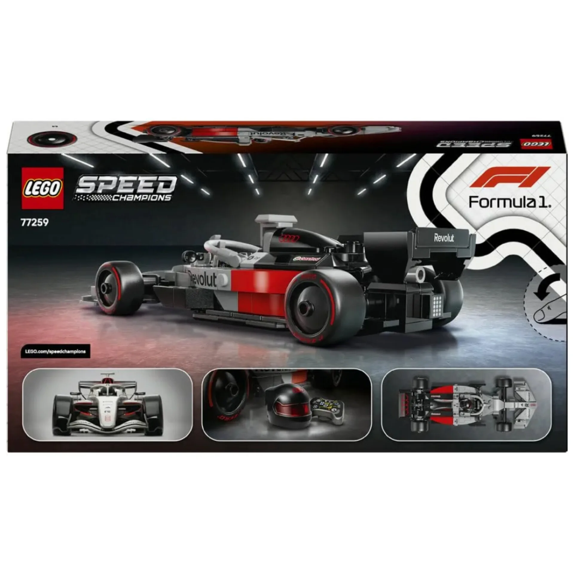 لگو ۲۱۶ تکه سری اسپید مدل Audi Revolut F1 Team R26 کد 77259