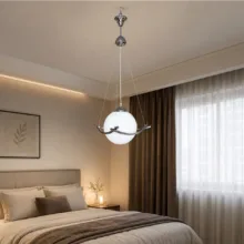 چراغ آویز ۱ شعله مدل گوی مثلثی
