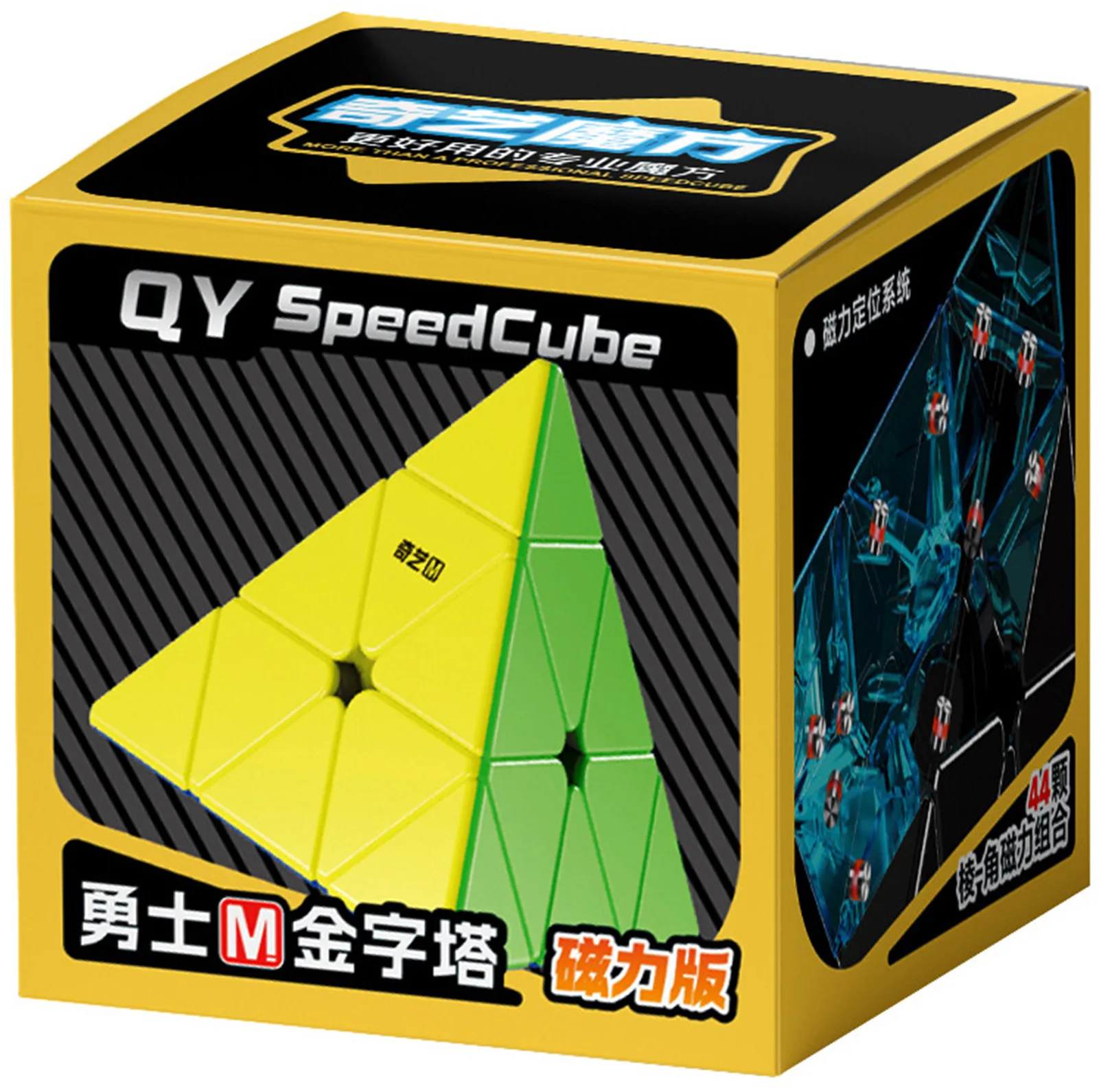 روبیک چی ای مدل هرم وریور مگنت کای وای 3×3 QY Warrior M Pyraminx