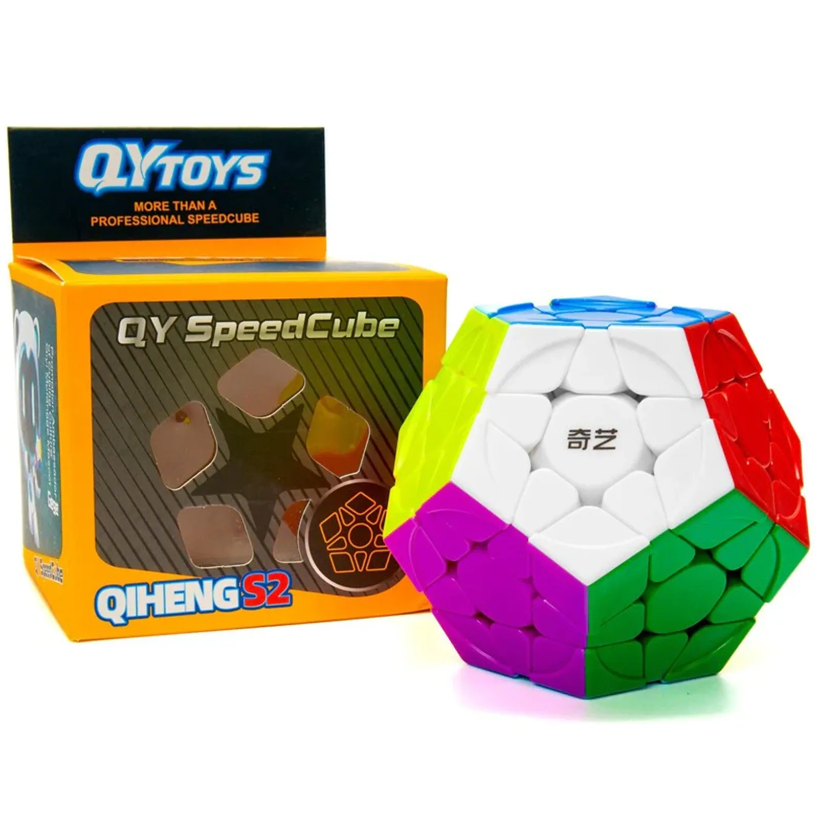 مکعب روبیک چی ای مدل مگامینکس کای وای کایهنگ اس 2 3×3 QY Megaminx QiHeng S2