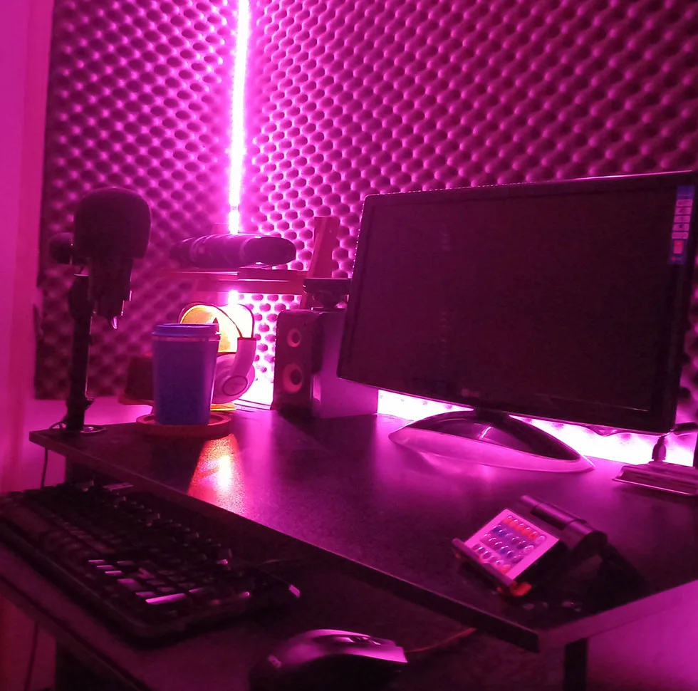 ریسه ال ای دی مدل شلنگی RGB طول 3 متر به همراه ریموت