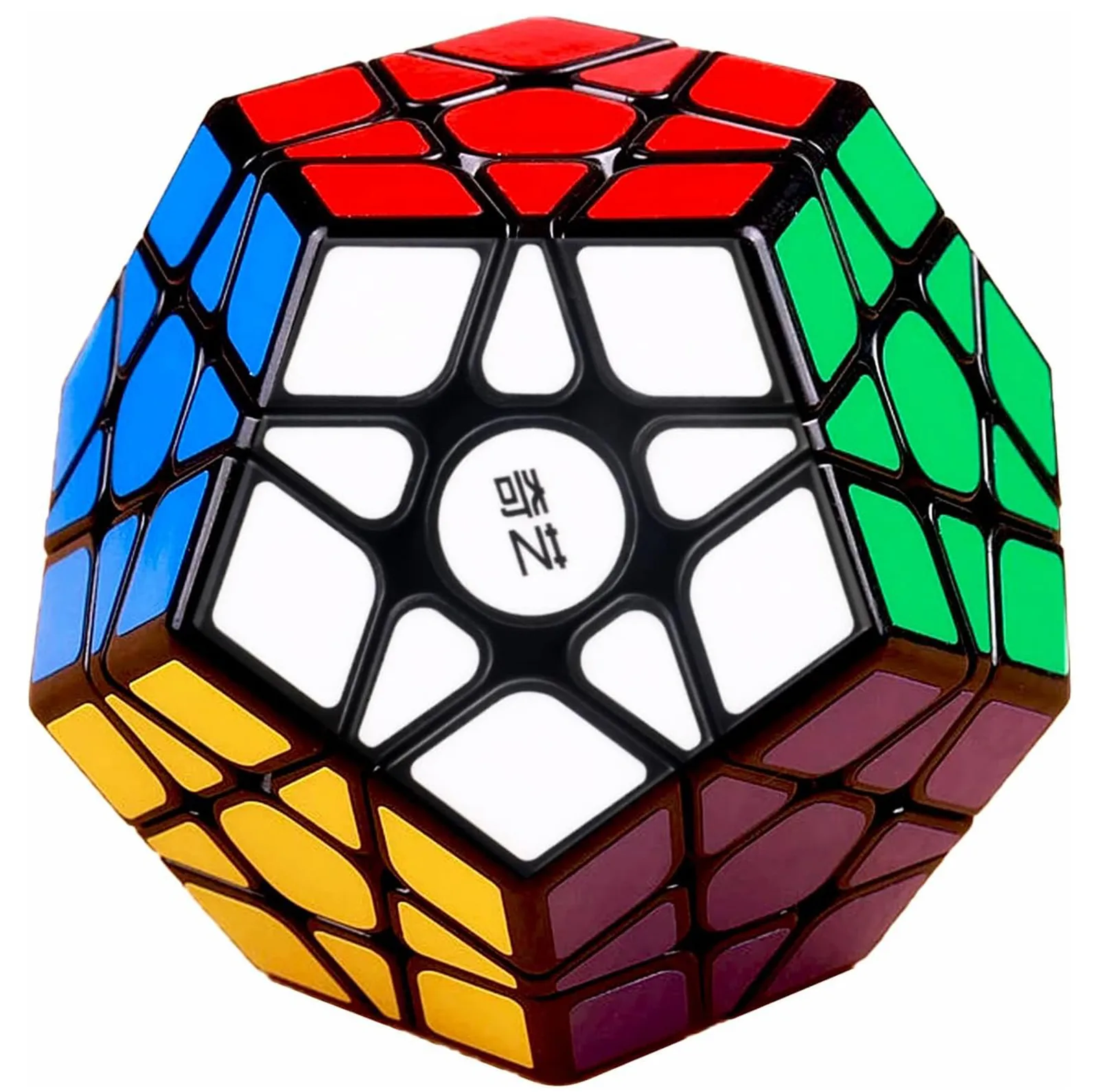 مکعب روبیک چی ای مدل مگامینکس کای وای کایهنگ دبلیو 3×3 QY Megaminx QiHeng Black W