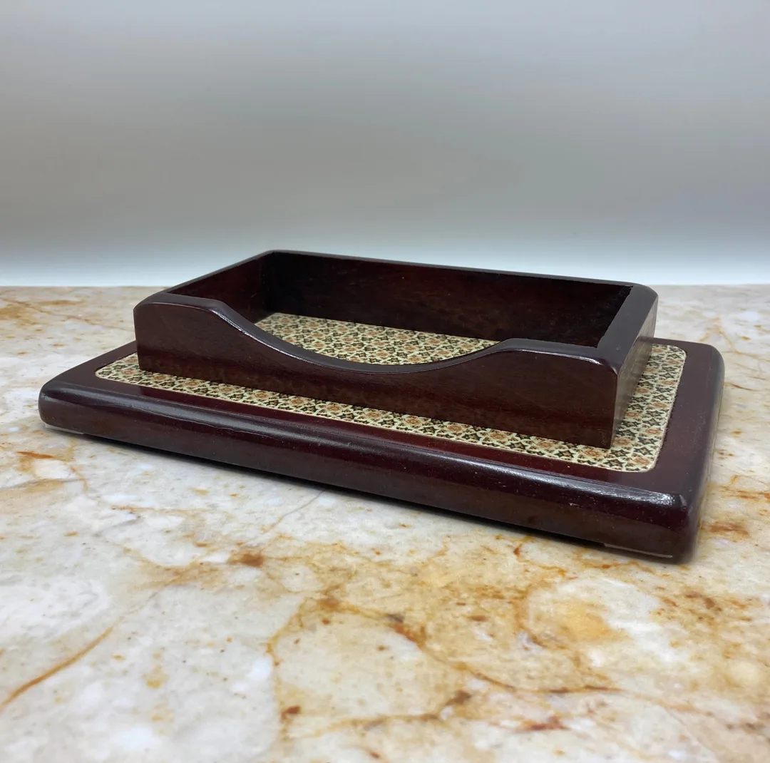 ست لوازم اداری رومیزی طرح خاتم مدل GK مجموعه 9 عددی