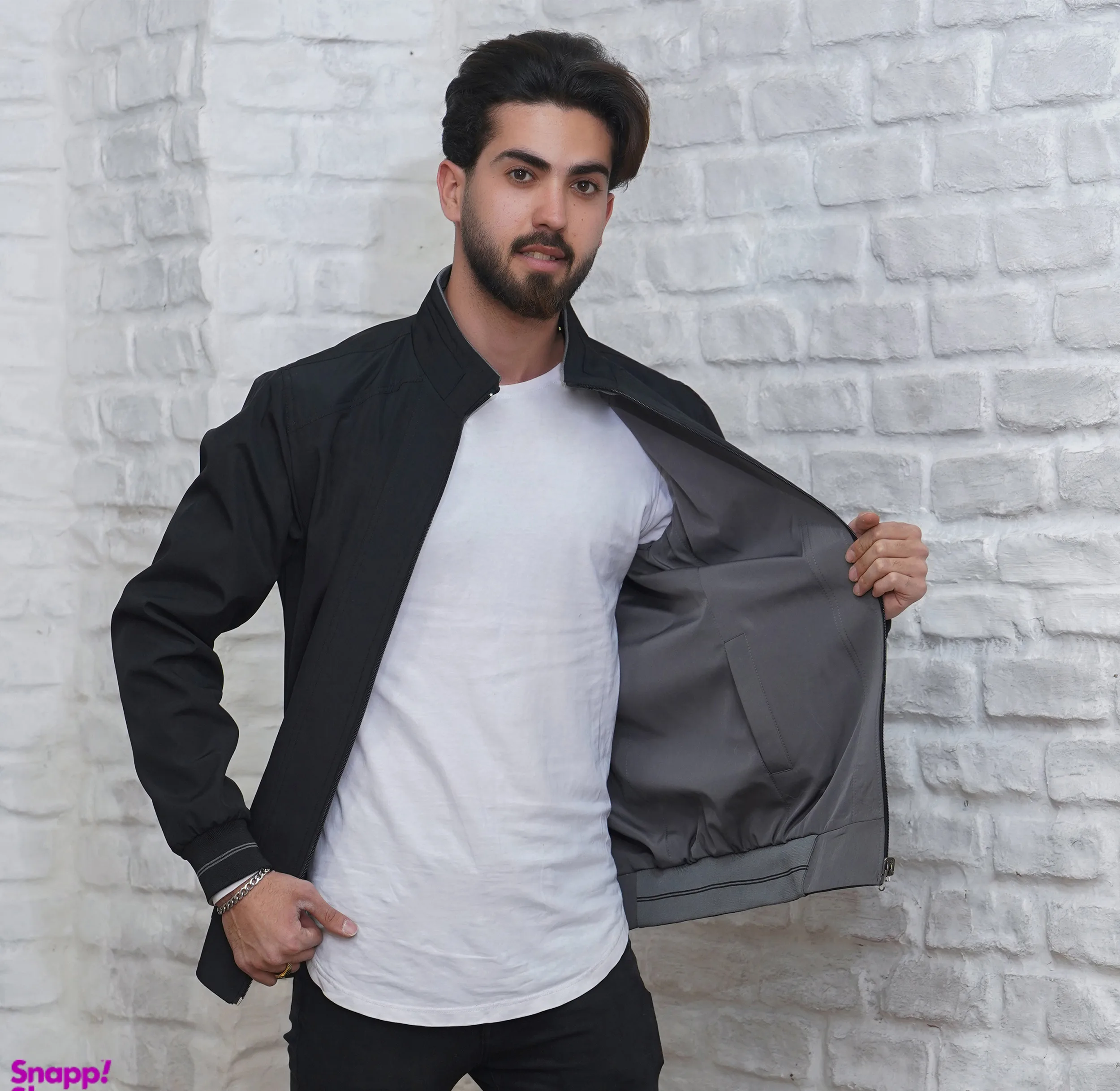 کاپشن مردانه مدل اروند رنگ مشکی