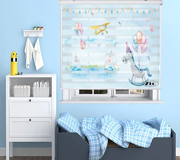 پرده زبرا زیو مدل K3006 سایز 150x200 سانتی متر
