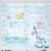 پرده زبرا زیو مدل K3006 سایز 150x200 سانتی متر