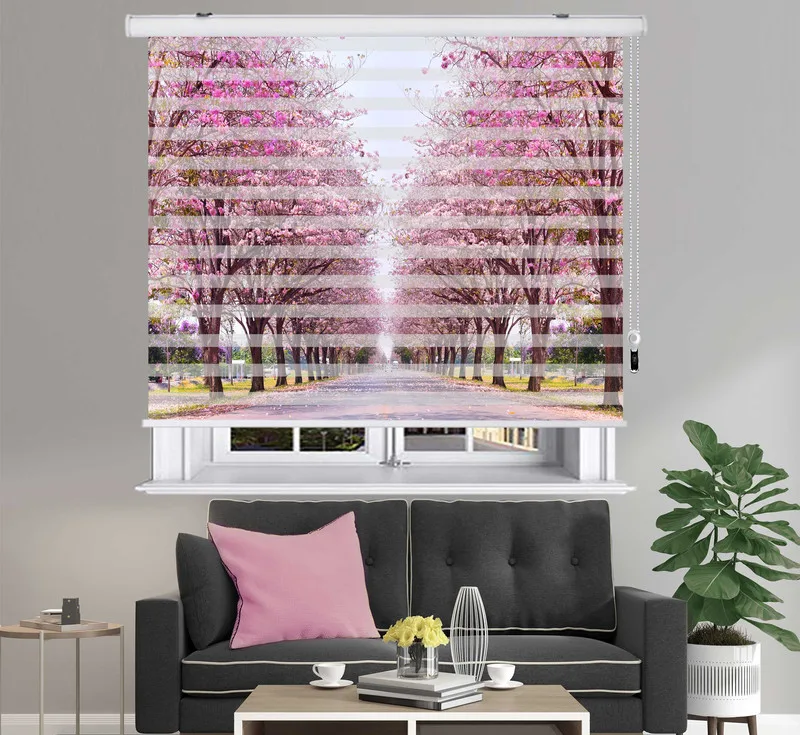 پرده زبرا زیو مدل L5090 سایز 200x150 سانتی متر