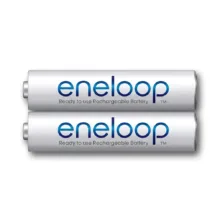 باتری نیم قلمی قابل شارژ تلفن بی سیم پاناسونیک مدل eneloop/BK-4MCCE بسته 2 عددی