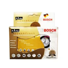 پودر جرم گیر ماشین ظرفشویی و لباسشویی طرح بوش مدل Gold بسته 6 عددی