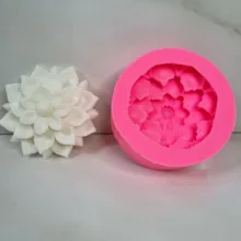 قالب شمع مدل گل کوکب کد C09cm