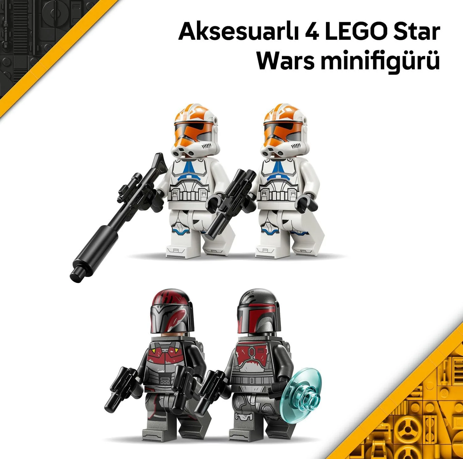 لگو 116 تکه سری استار وارز مدل Siege of Mandalore Battle Pack کد 75449
