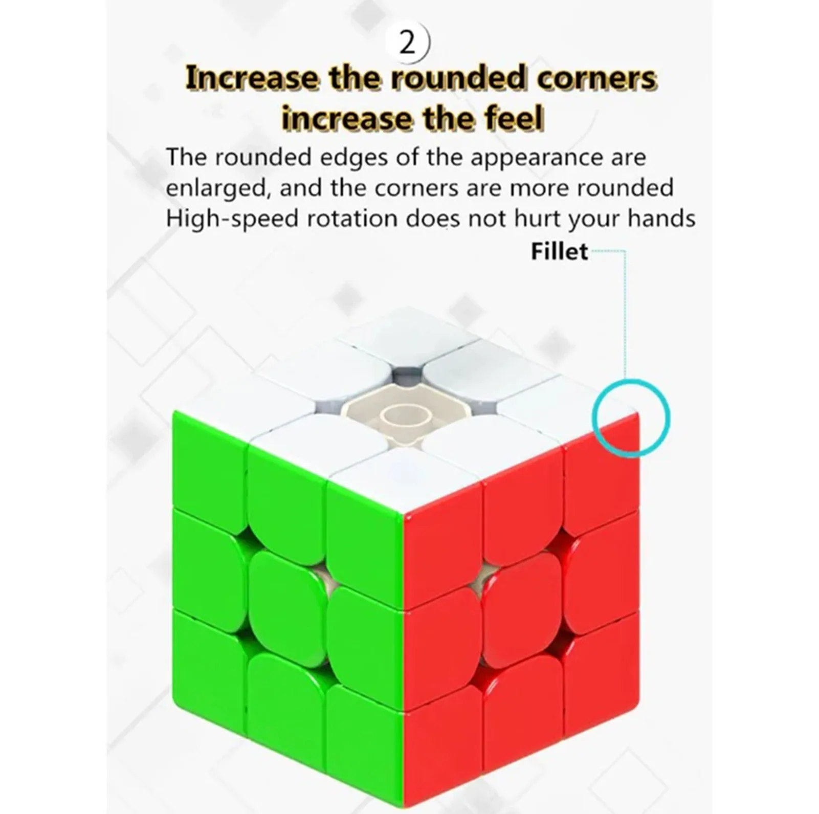 مکعب روبیک یوکسین مدل لیتل مجیک مگنت 3×3 YuXin Little Magic Magnetic