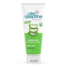 کرم مرطوب‌کننده صورت و بدن سیر آسپتین مدل Prebiotic Aloe Vera مناسب برای انواع پوست حجم 200 میلی‌لیتر