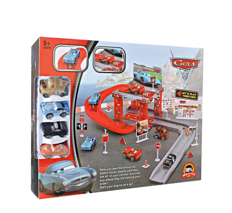 کیت ماشین بازی مدل پارکینگ مکویین کد c180-1