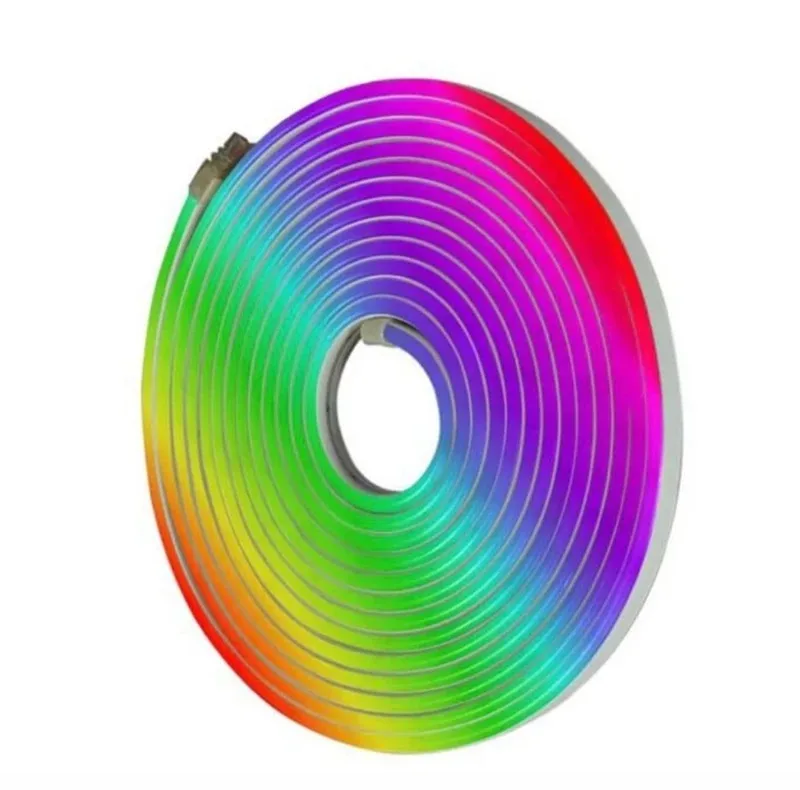 ریسه نئون فلکسی مدل RGB کد 12v طول 2 متر