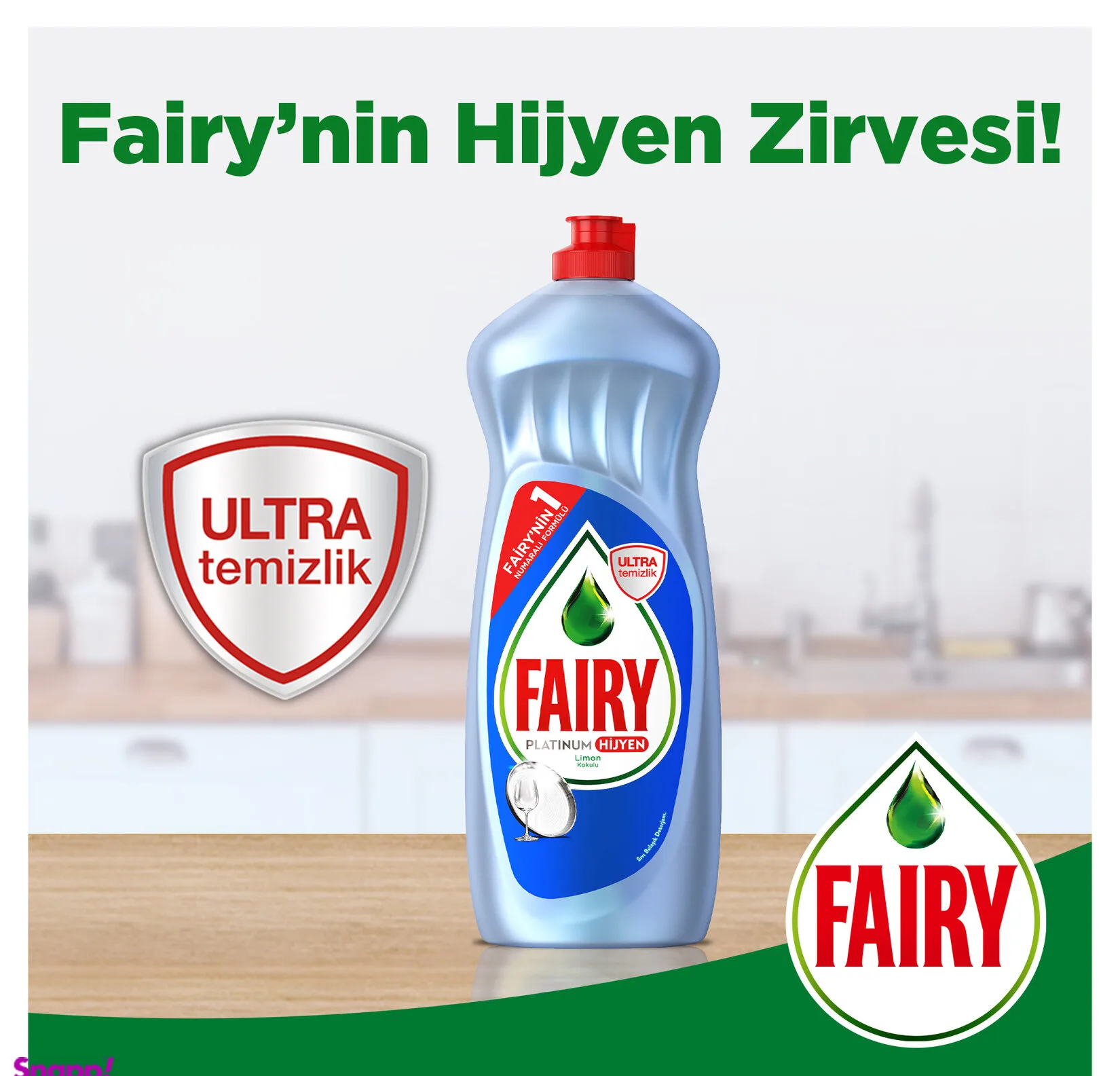 مایع ظرفشویی فیری مدل Platinum HiJYEN