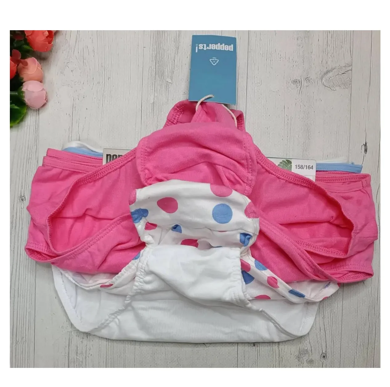 شورت دخترانه پیپرتس مدل 370649 مجموعه 4 عددی
