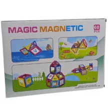 ساختنی 68 تکه ناب سل مدل مگنت مغناطیسی جادویی کد 68PCS MAGIC MAGNETIC