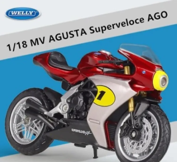 ماکت موتور ویلی مدل Mv Agusta 1/18