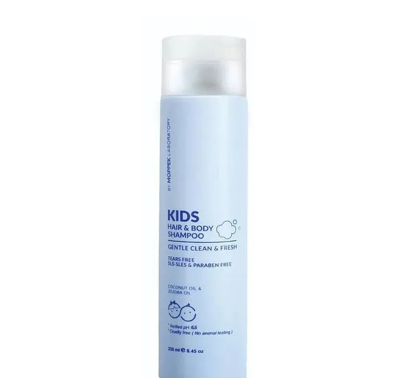 شامپو سر و بدن کودک موپک مدل GENTLE CLEAN FRESH حجم 250 میلی لیتر