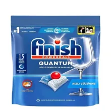 قرص ماشین ظرفشویی فینیش مدل Quantum بسته 15 عددی وزن 156 گرم