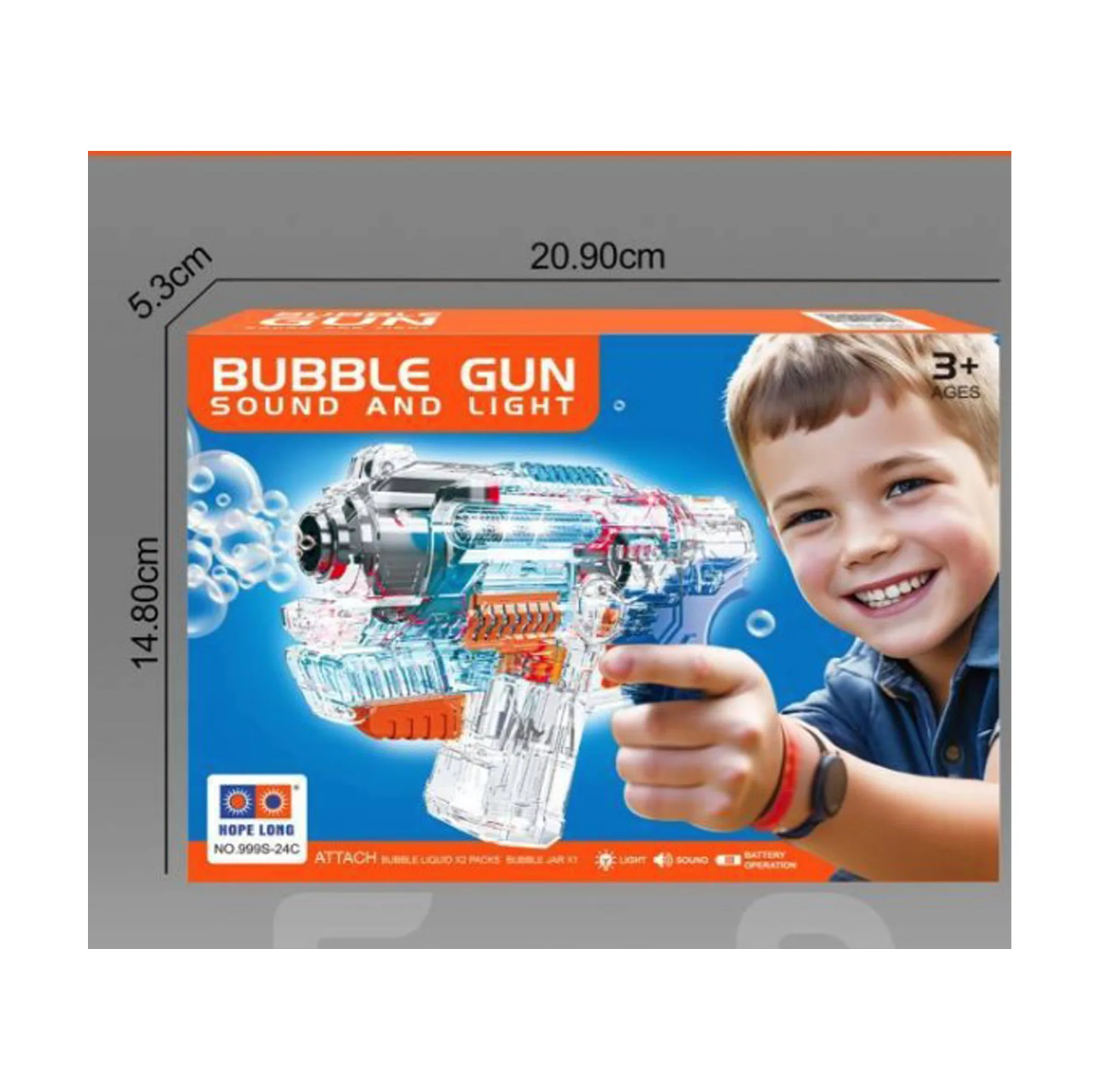 حباب ساز مدل تفنگ 999S-24C