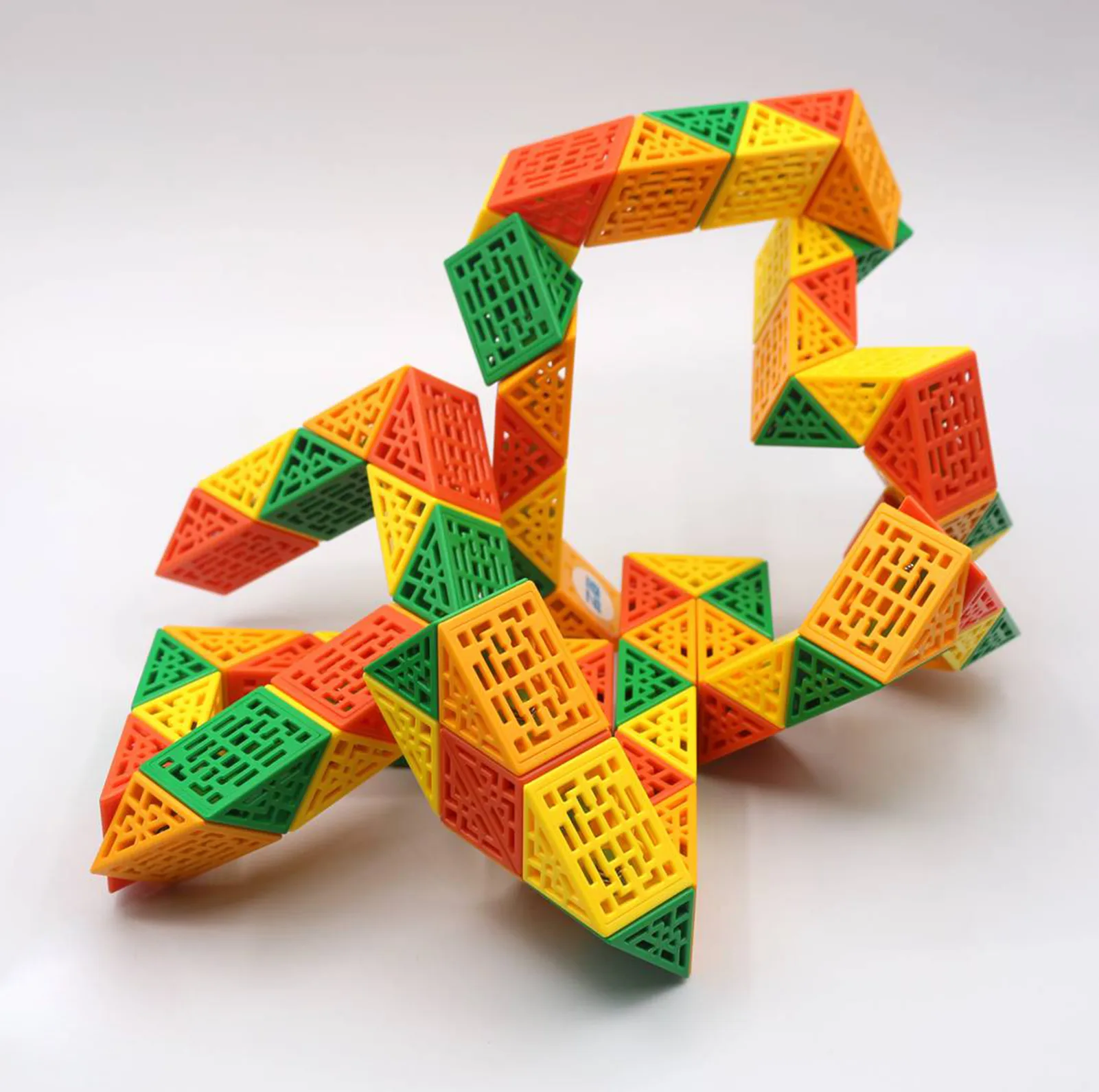 مکعب روبیک چی ای مدل ماری دی ان ای 72 قطعه کای وای QY Magic Snake DNA 72 pcs