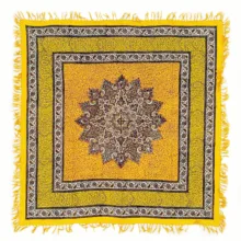رومیزی قلمکار مدل ترنج T100