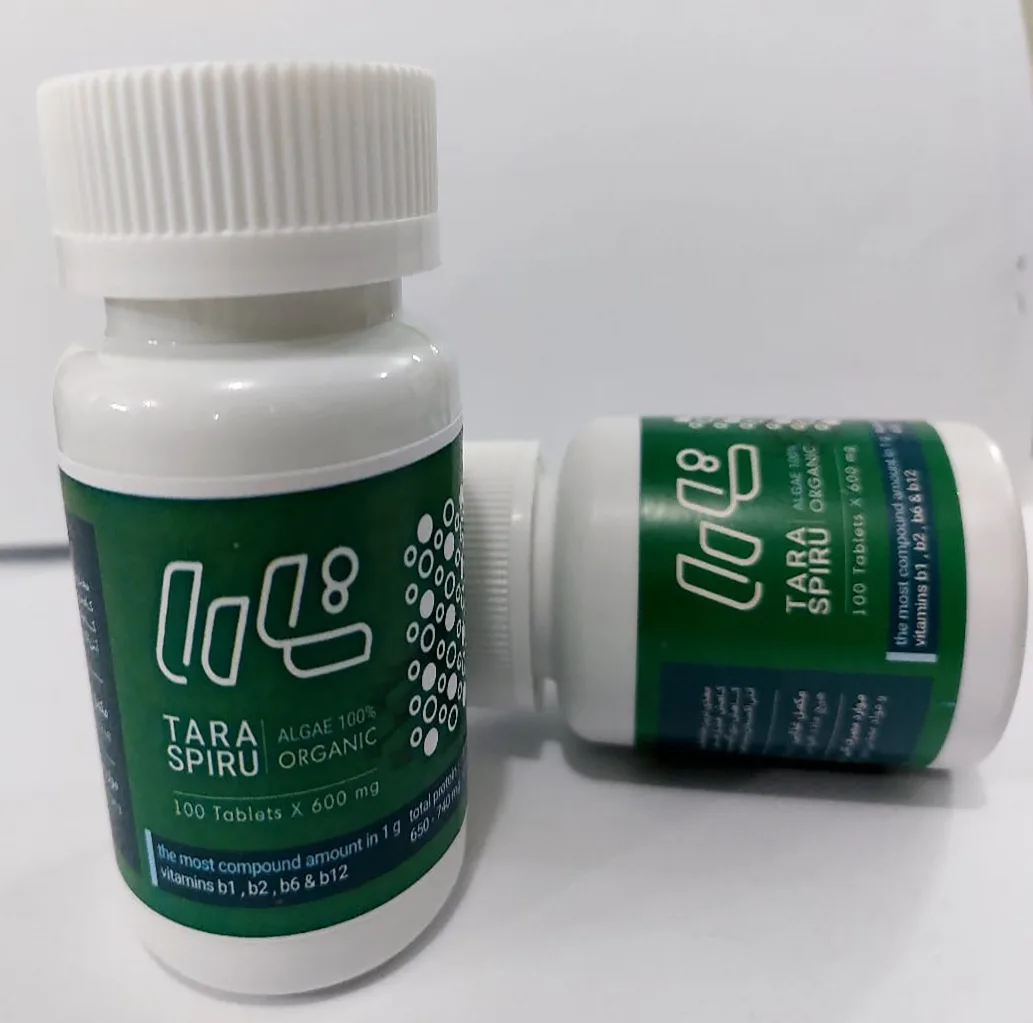 جلبک اسپیرولینا خوراکی تارا بسته 100 عددی