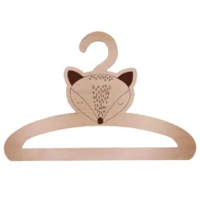 چوب لباسی نوزاد مدل روباه کد C02 مجموعه 6 عددی