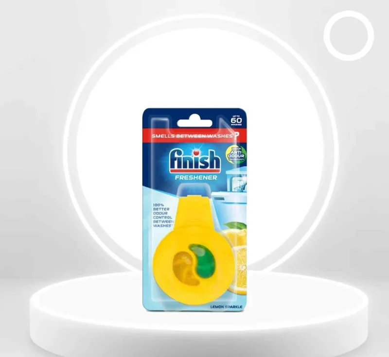 بوگیر ماشین ظرفشویی فینیش مدل Freshener Lemon وزن 100 گرم