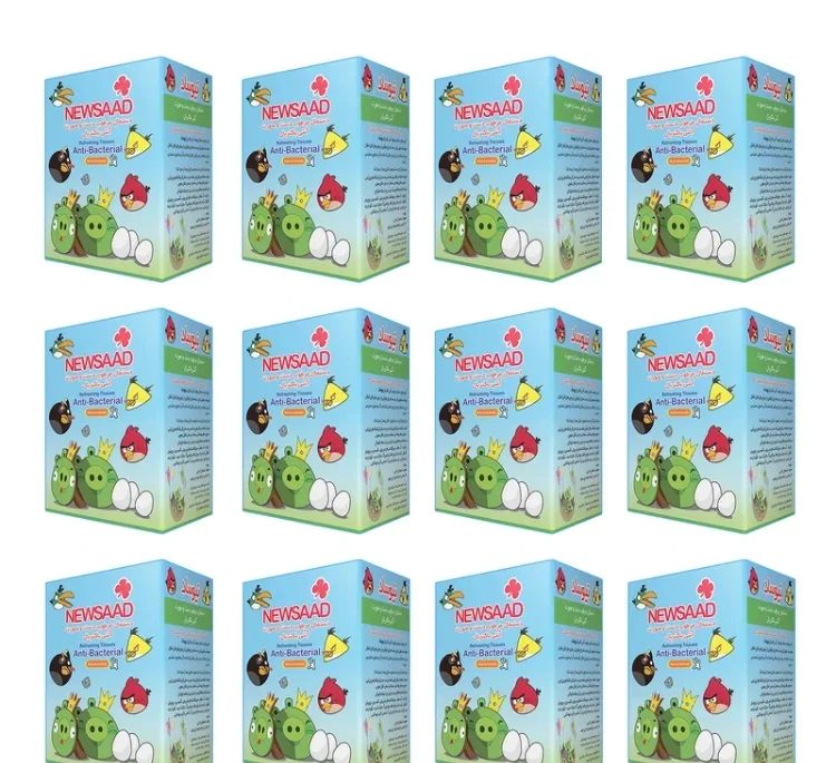 دستمال مرطوب کودک نیوساد مدل Boy 012 مجموعه ۱۲ بسته 12 عددی