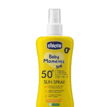 اسپری ضد آفتاب کودک چیکو مدل spf50 حجم 150 میلی لیتر