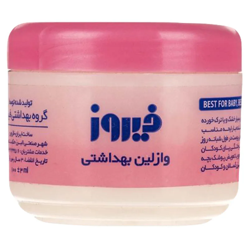 وازلین کودک فیروز مدل A10 حجم 100 میلی لیتر بسته 6 عددی
